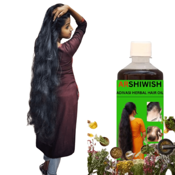 Arshiwish Adivasi Herbal Hair Oil - Ayurvedic Hair Growth Oil  with for Promoting Hair Growth - 175 ml | Controls Hair Fall | Strengthens Hair - Image 5