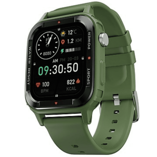 Fire-Boltt Tank BSW070 Smart Watch, Green