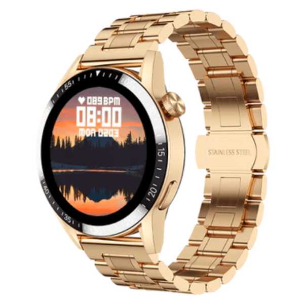 Booltt Ultimate Stainless Steel Luxury Smartwatch, Bluetooth Calling - Image 3