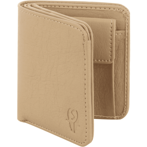 ibex Men Casual Beige Artificial Leather Wallet