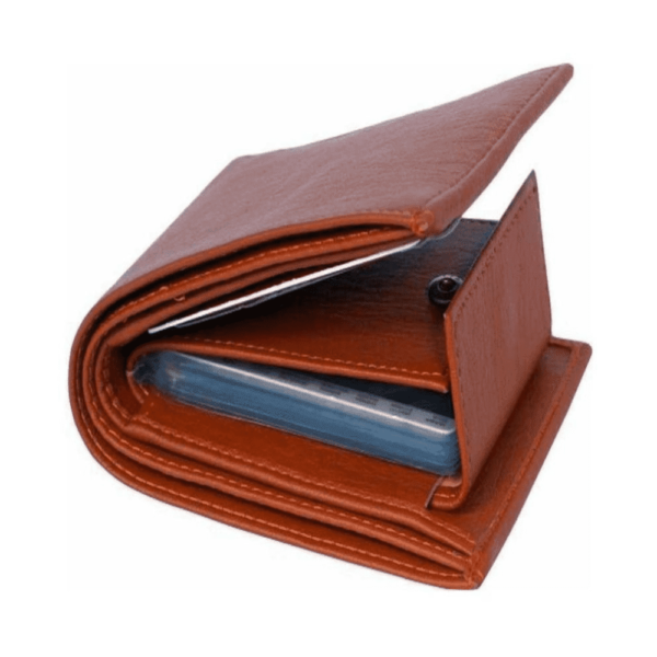 SAMTROH Tan Wallet for Men's,5 Card Slot Stylish Wallet.